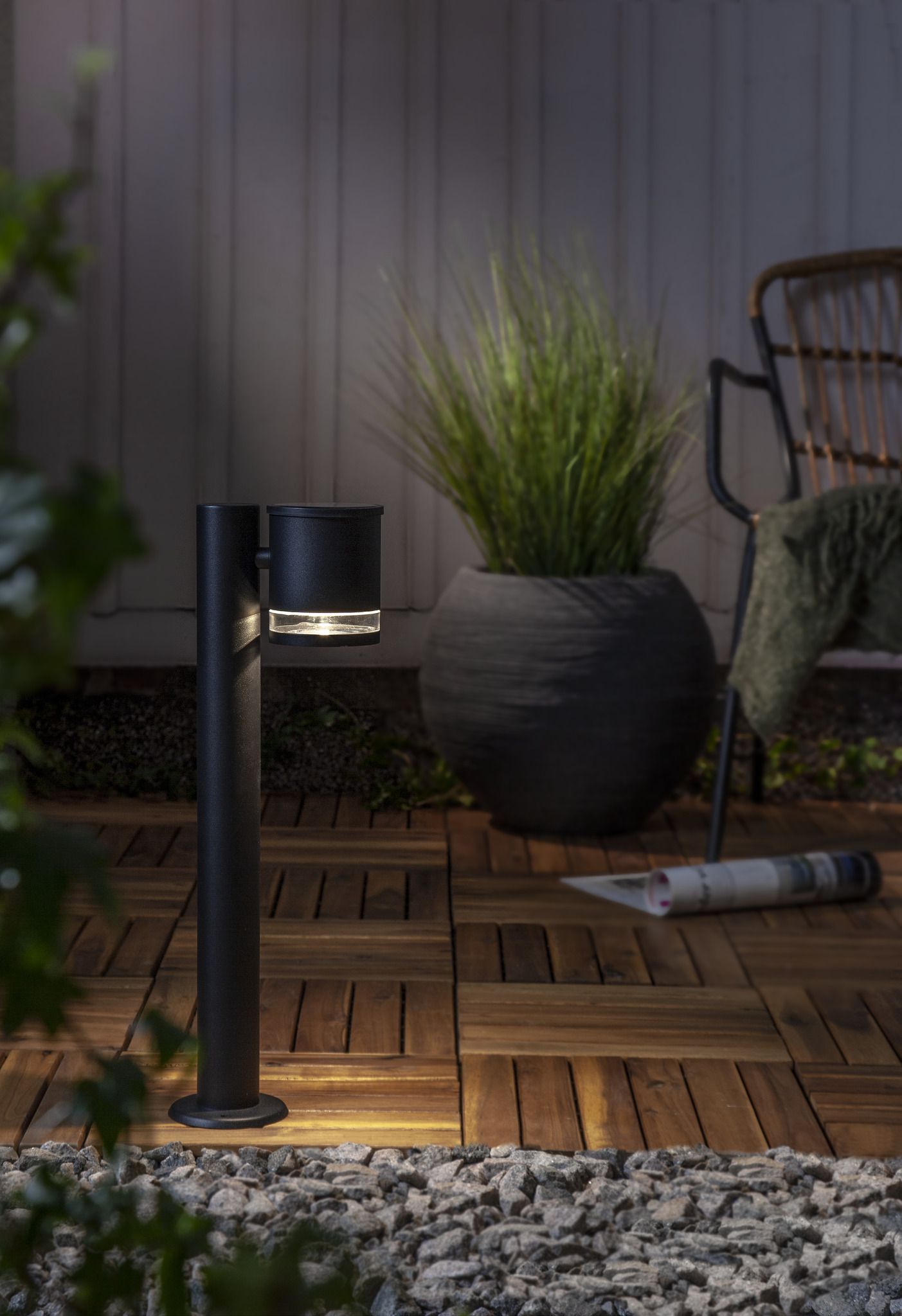 Solar Pollerleuchte Vienna - IP44, Warmweiss, 1 LED