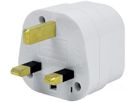 Reiseadapter CH-UK - Eingang: CH T13 / Ausgang: UK, weiss
