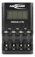 Powerline 4.2 Pro - 4x AA/AAA NiMH Akkus, Ladegerät mit 5 Ladeprogrammen