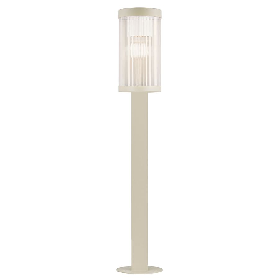Wegleuchte COUPAR - 1xE27 (exklusiv), max.25W, IP54, sand, dimmbar (optional Leuchtmittel), D=145mm, H=800mm