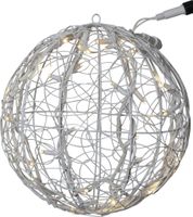 System LED Extra, Trassel-Kugel, 35x35cm - Weiss, Warmweiss