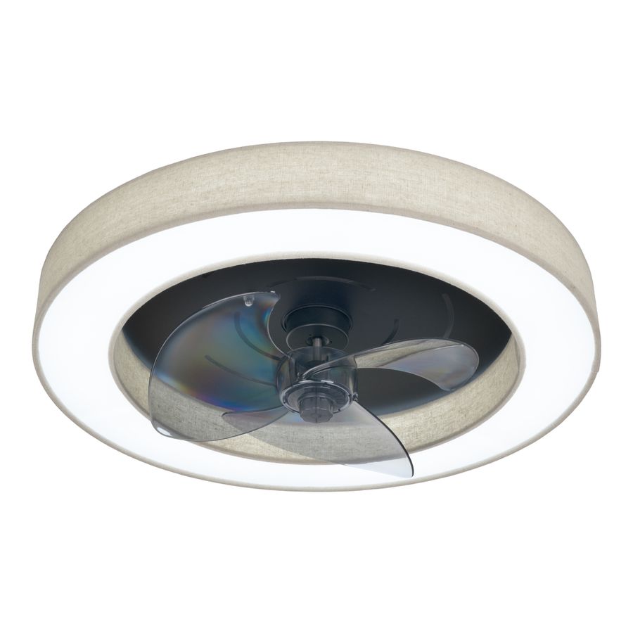 LED-CCT Deckenleuchte  VALENTO  inkl. Ventilator : 51cm beige - IP20, LED-Modul, Beige