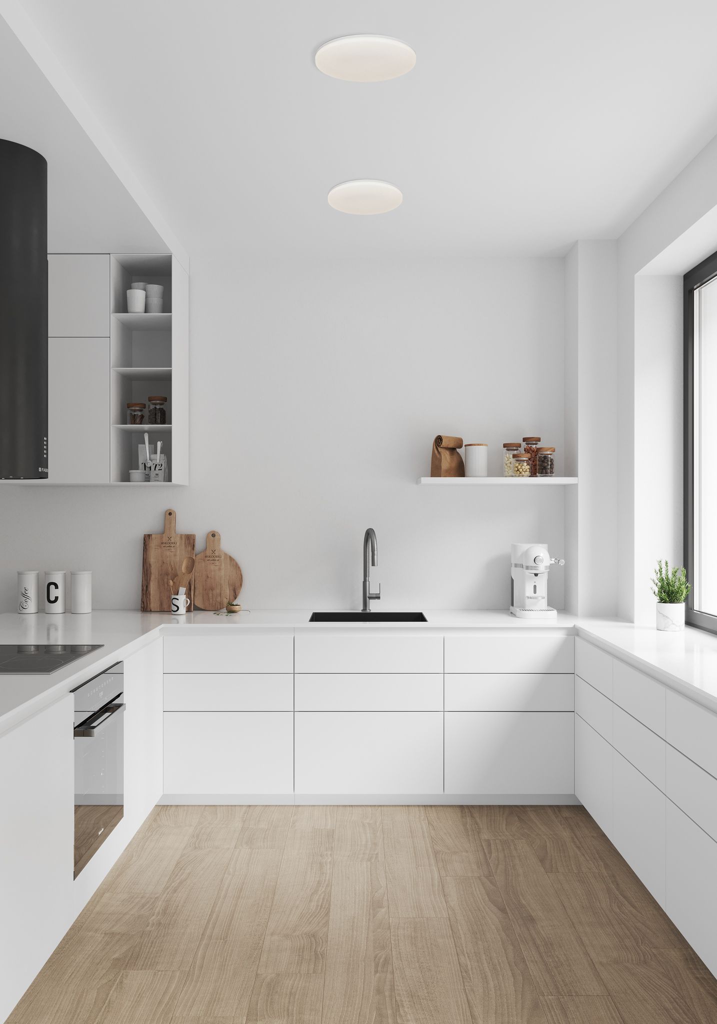 Vic 29, Deckenleuchte, Built-In, 3000K, Weiss - Vic 29, Deckenleuchte, Built-In, 3000K, Weiss