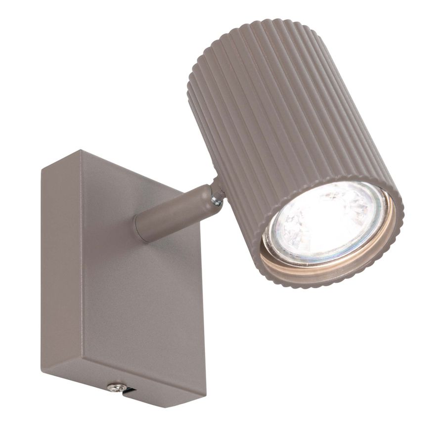 1er Spot Wand-/Deckenleuchte  TINNIS  L: 13cm sand - IP20, GU10, Beige