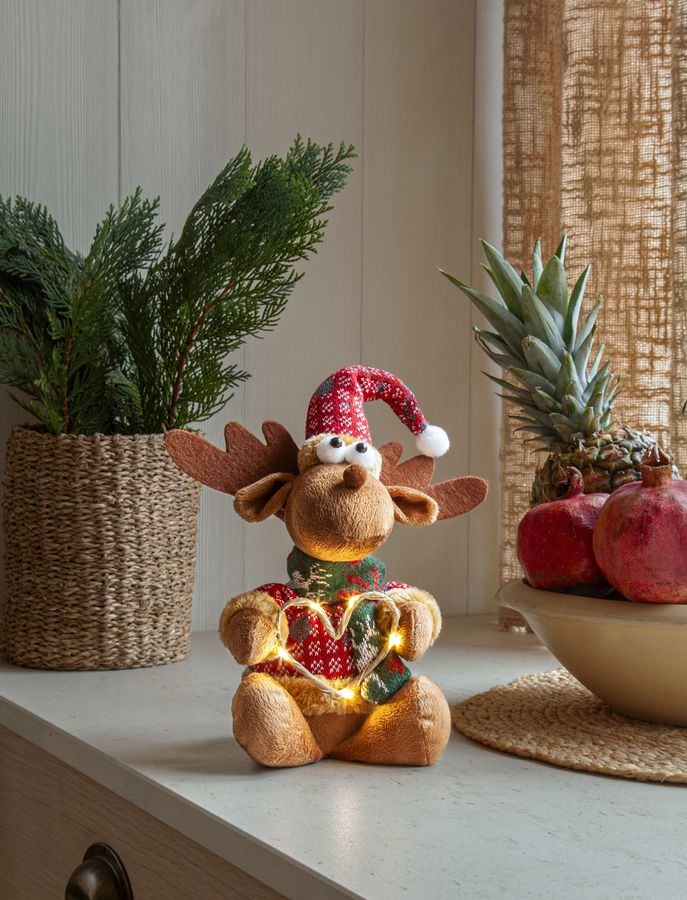 Figur Joylight - Indoor, Braun, 5 LED