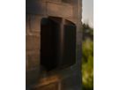 Wandleuchte Nico 22 Round Maxi  Schwarz - 15W, GU10, IP54