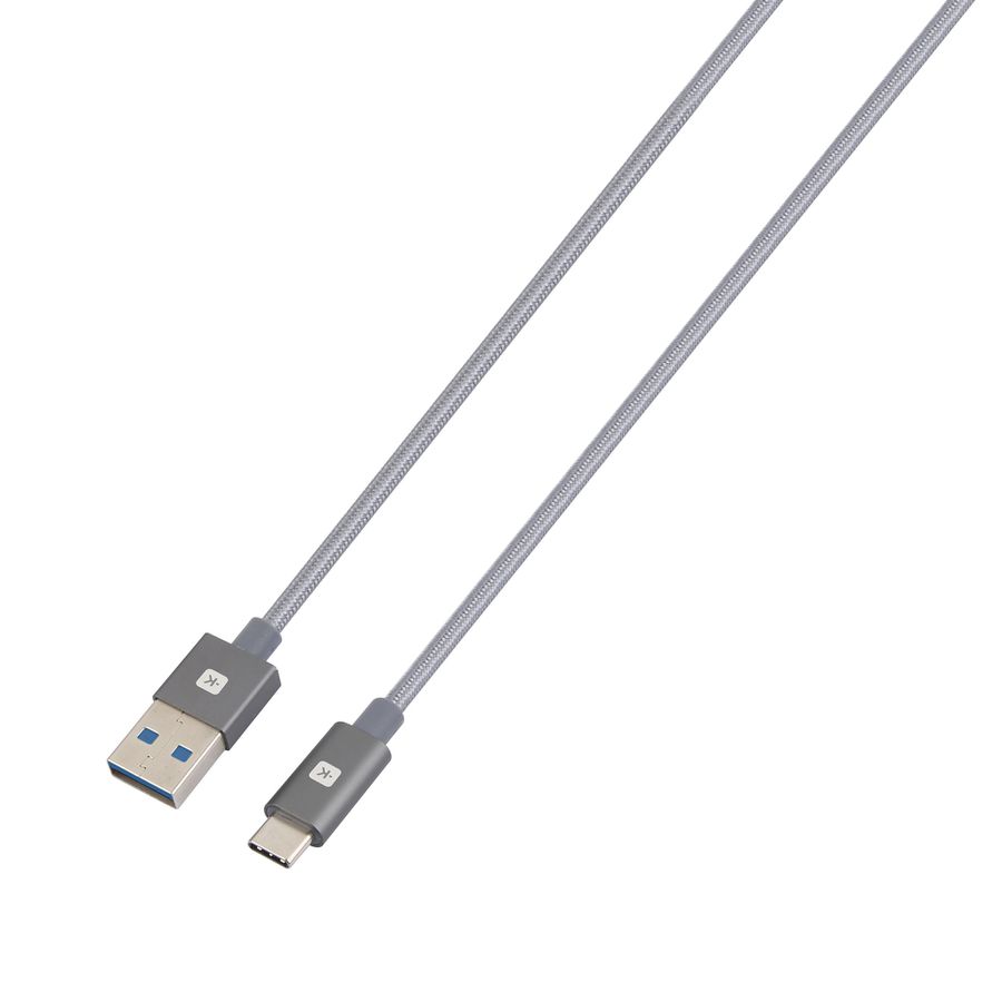 USB-A to USB-C 3.0 Cable - 1.2m - USB-A to USB-C 3.0 Cable, 1.2m, grau