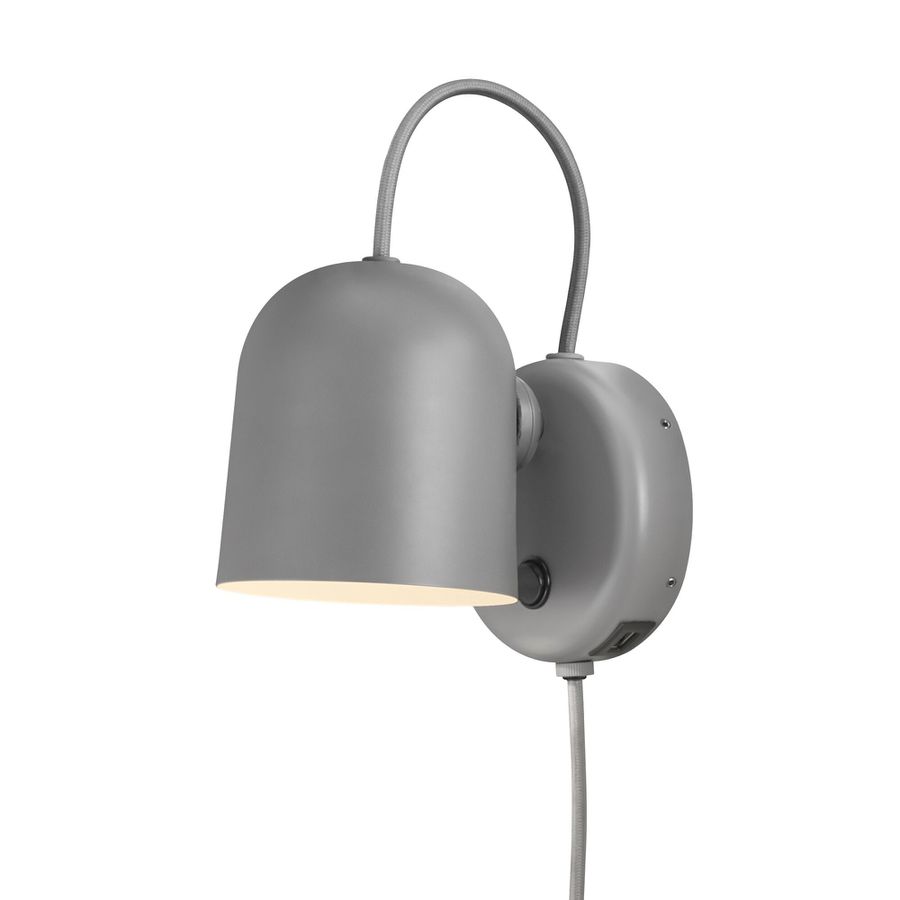 Angle, Wandleuchte, Grau - IP20, GU10