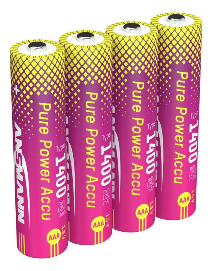 Pure Power Li-Ion Akku Micro AAA Typ 1400 (min. 1250 mAh) - Akku