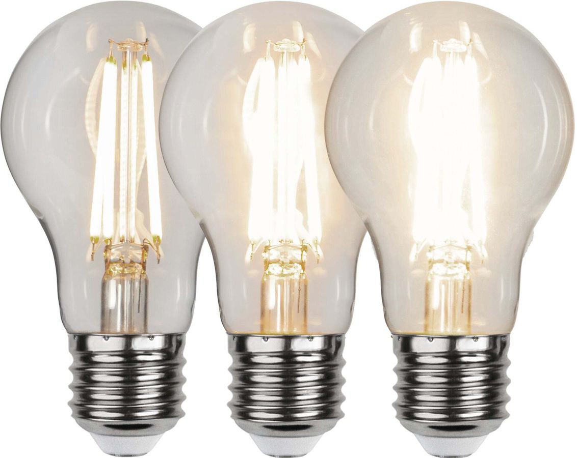 LED Leuchtmittel E27 A60 Clear 3-step memory - E27, 806lm, 3000K, 6.5W, 230V