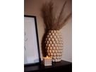 LED Pillar Kerze Flamme Dot - Indoor, Beige, 9.5 cm höhe, Timerfunktion