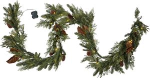 Girlande Mixi - Indoor, Warmweiss, Grün