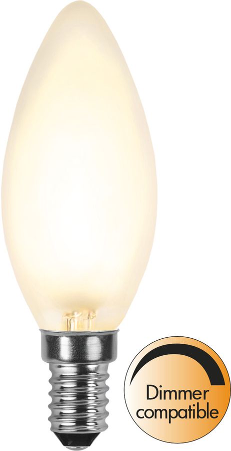 LED Leuchtmittel E14 C35 Opaque Filament RA90 - E14, 450Lm, 2700K, 5W, 220-240VAC