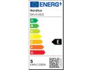 LED Wandanbauleuchte Rold Round - 2X5W , 2x350lm, 3000K, IP54, CRI 80, 2x125°, schwarz, nicht dimmbar, L=90mm, B=55mm, H=160mm
