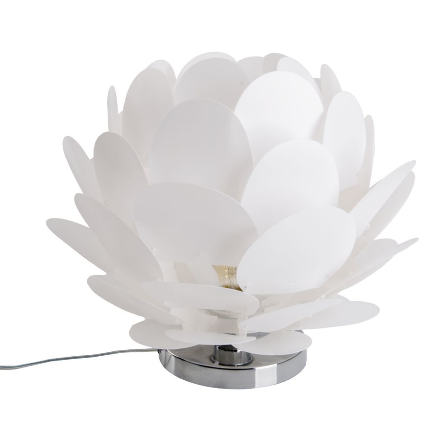 Tischleuchte weiss d: 41cm Fora - IP20, E27, 40W, 230V