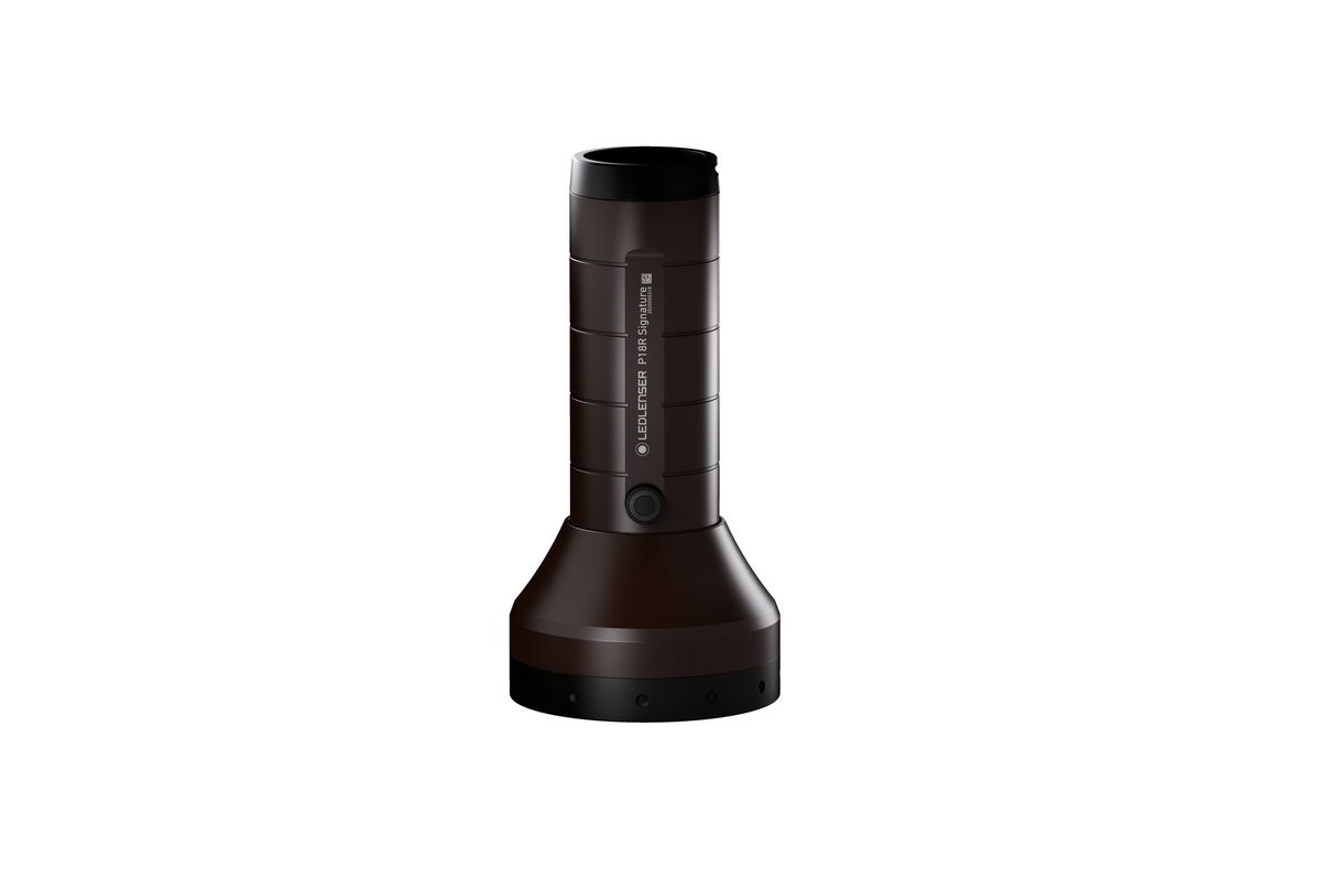 Taschenlampe P18R Signature - 6000-7200K, Schwarz, Kopfdurchmesser 8.6 cm