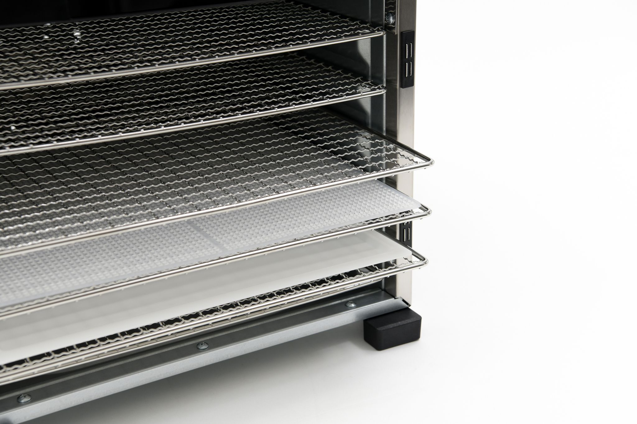 Dörrautomat DA 950 - Dörrautomat, Edelstahl/schwarz, 600W, LCD-Display