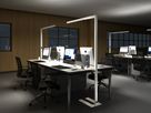 LED HCL-Stehleuchte NEO (Up&Down) - 80W(60W /20W), 9600lm, 2700-5000K, IP20, 140°/80°, UGR <13, weiss, dimmbar, L=1205, B=50mm, H=1960mm