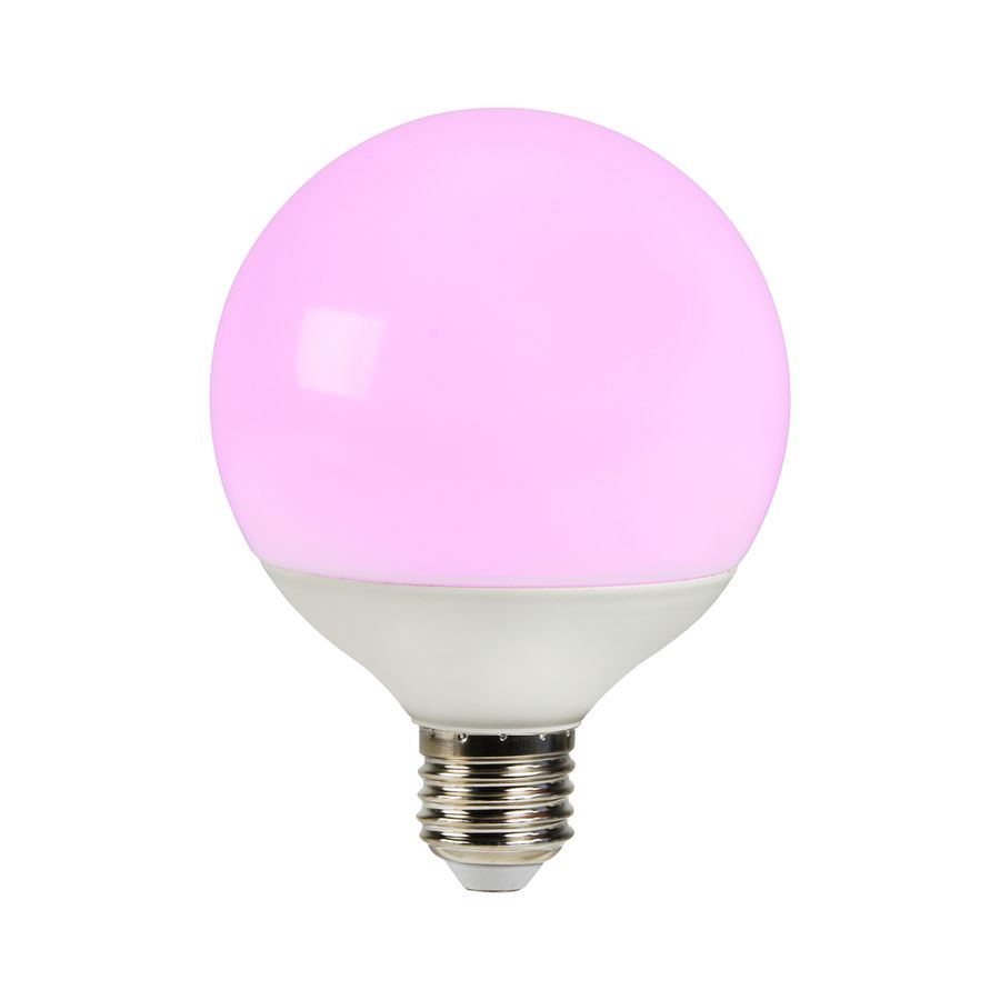 LED-Leuchtmittel Smart, E27, G95, RGB, Weiss - 8.5W ,2200-6500K, IP20