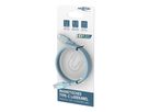 Magnetisches Silikonkabel USB-C auf USB-C, 120cm blau - Magnetisches Silikonkabel USB-C auf USB-C, 120cm blau