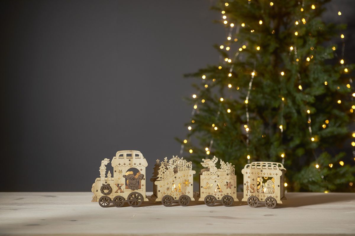 Kerzenständer Yuletide - IP20, Warmweiss, 4 LED's