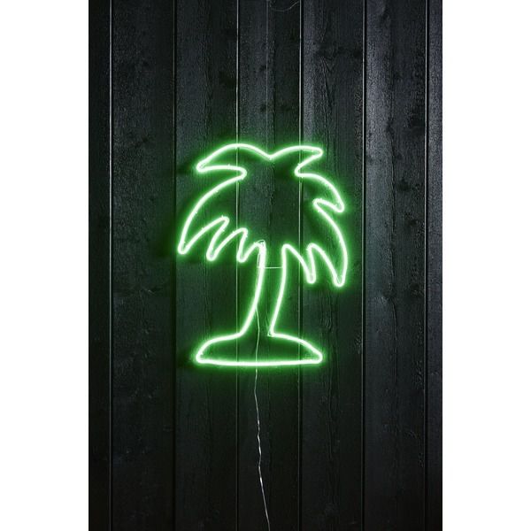 Flat Neon Palme - IP44, Grün, 384 LED's