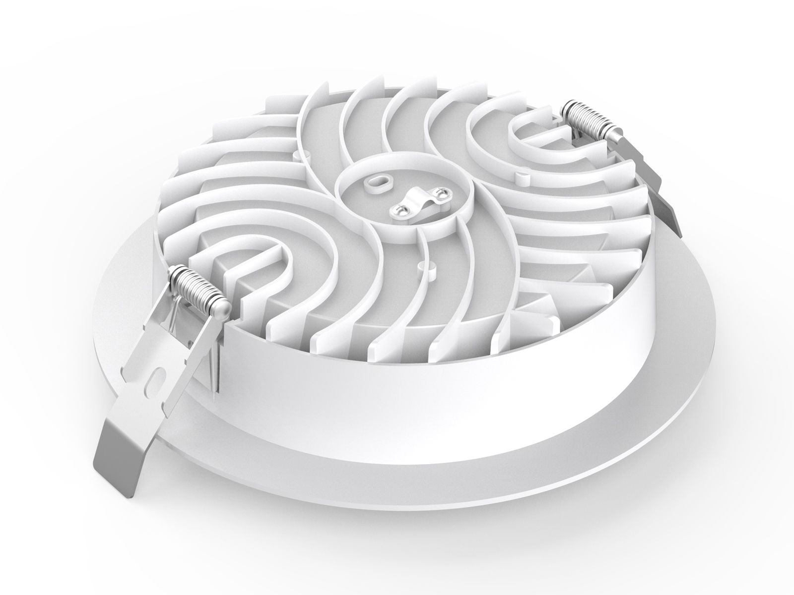 LED Downlight SYNO MULTI - 18W, 1410/1800/1710lm, 3000/4000/5700K, IP54, CRI 80, weiss, dimmbar, D=190mm, H=45mm, BL=160mm