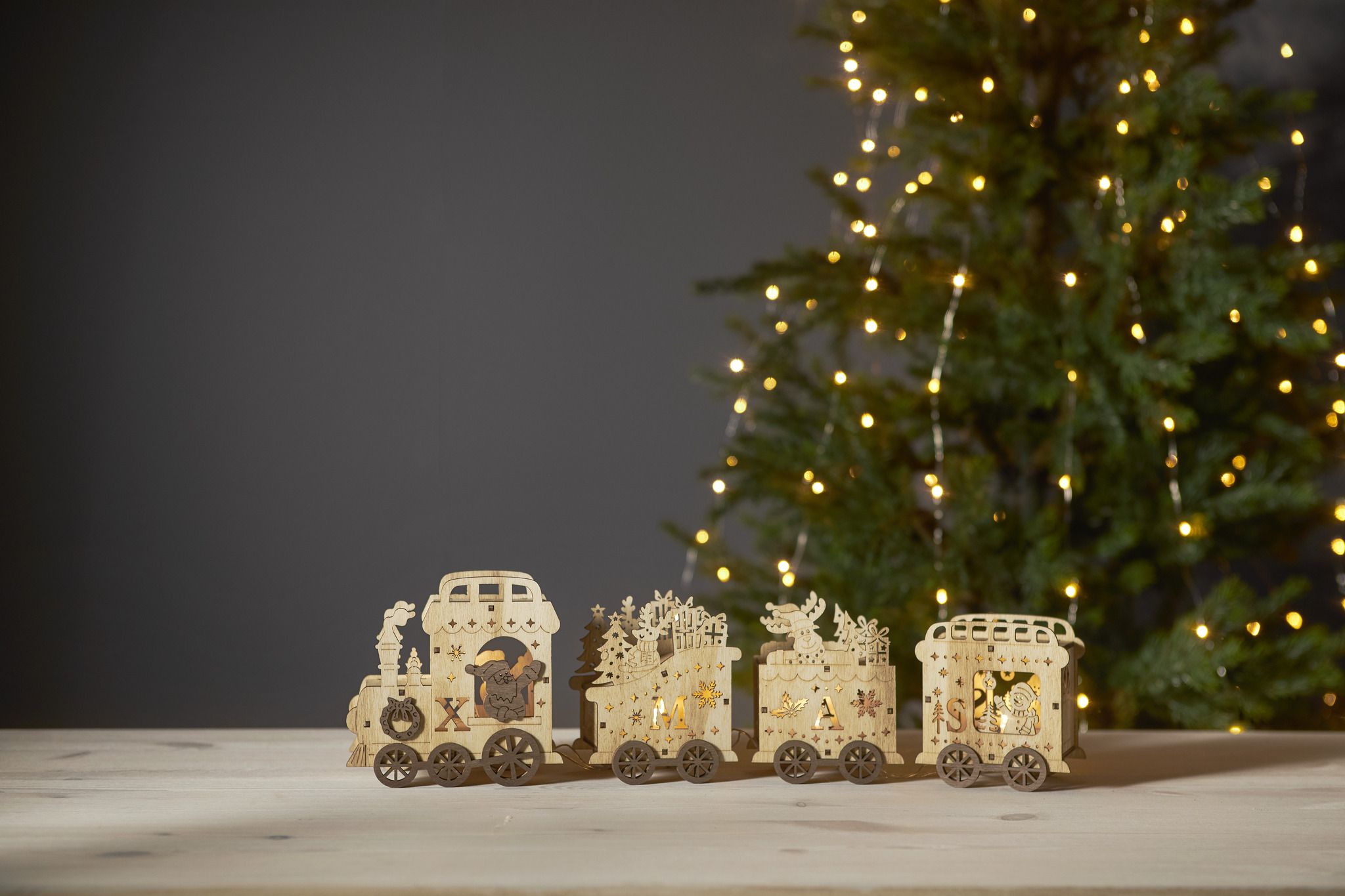 Kerzenständer Yuletide - IP20, Warmweiss, 4 LED's