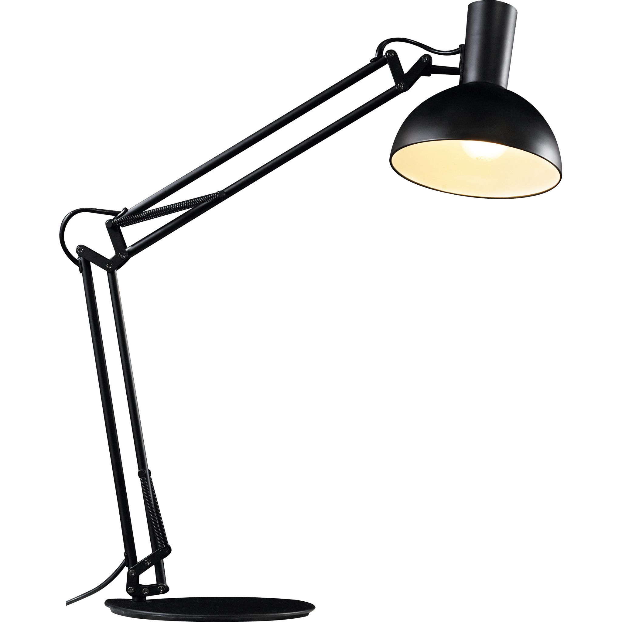 Arki, Tischleuchte/Klemmleuchte/Wandleuchte, Schwarz - exkl. E27 Leuchtmittel, max. 60W, IP20