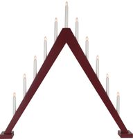 Kerzenleuchter Trill - IP20, Rot, Warmweiss