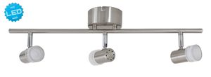 3er LED-Wand-u. Deckenspot Malaga - LED fest verbaut, 3000K, warmweiss