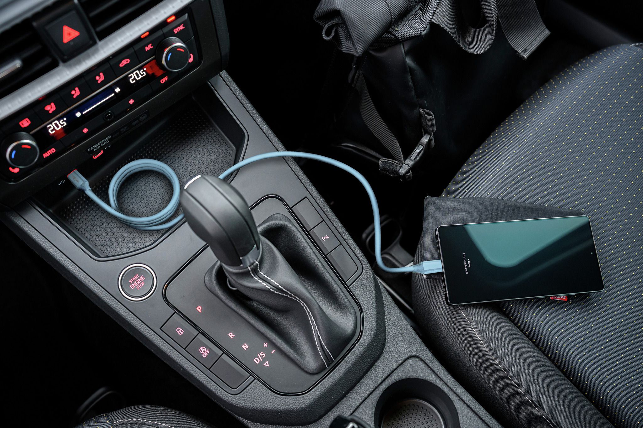Magnetisches Silikonkabel USB-C auf USB-C, 120cm blau - Magnetisches Silikonkabel USB-C auf USB-C, 120cm blau
