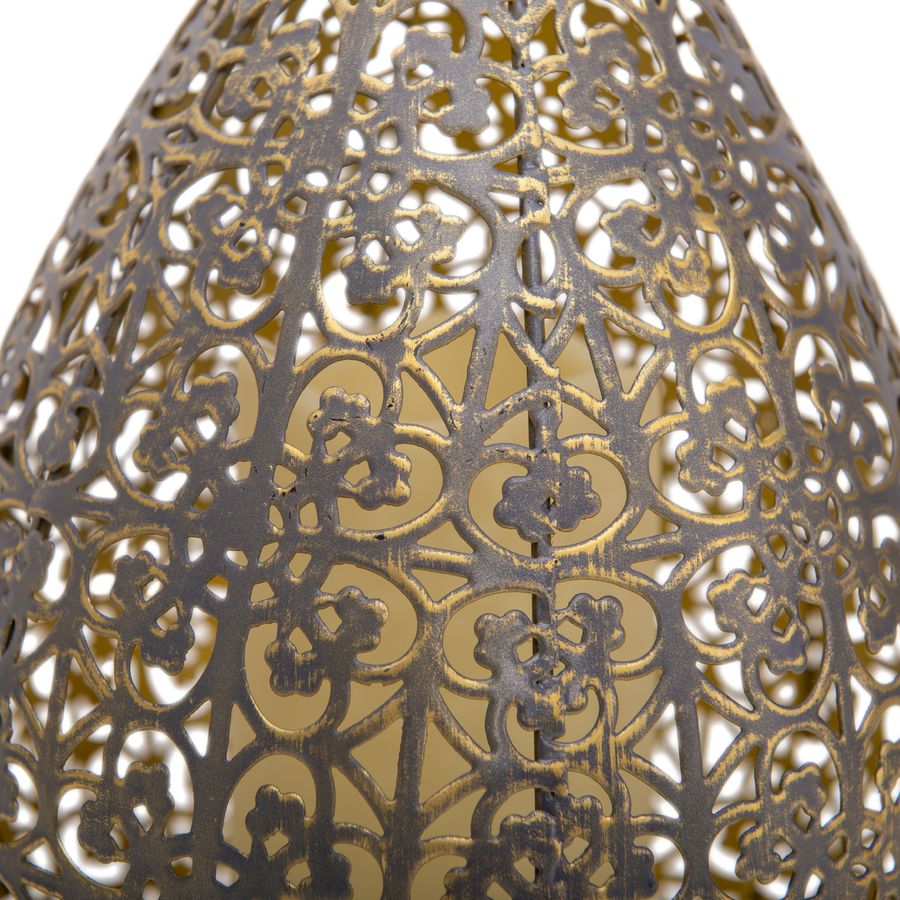 LED Dekoleuchte h: 27,8cm antik-gold - LED Dekoleuchte h: 27,8cm antik-gold