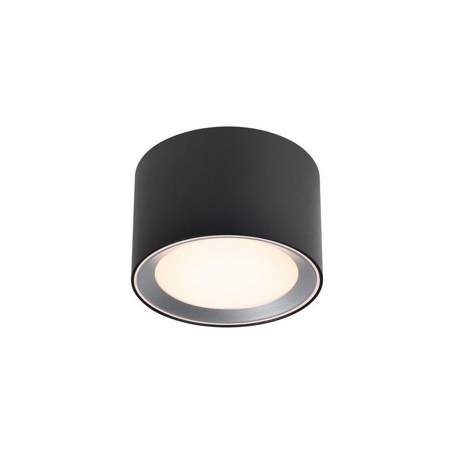 Landon, Feuchtraumleuchte, Schwarz - 6.5W ,2700K, IP44