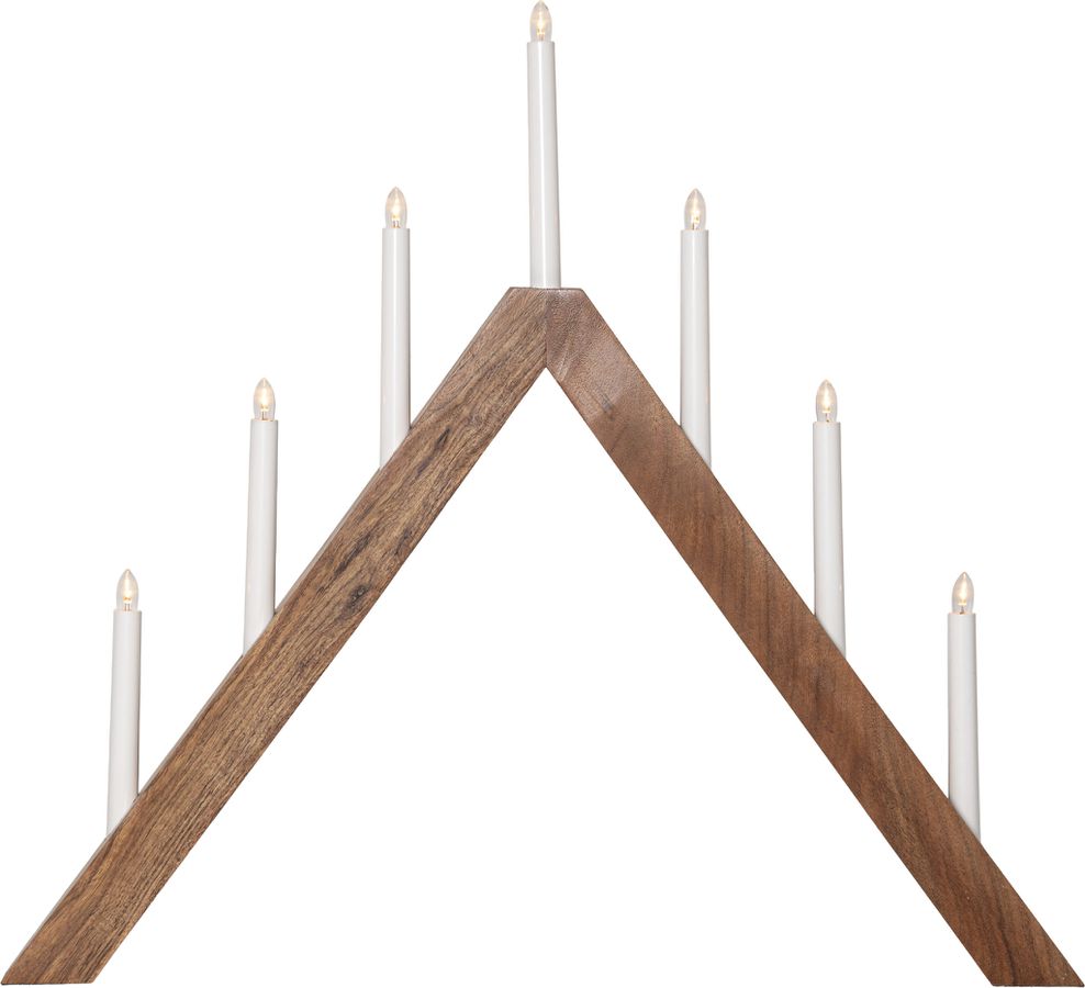 Kerzenleuchter Acca - Indoor, Braun, 60.00cm Höhe