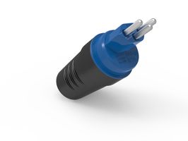 Stecker T23 IP55 schwarz - Stecker  Typ 23, L+N+PE, 16 A, 250 V, IP55