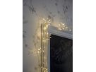 Lichterkette Dew Drop Flower - IP20, Warmweiss, Silber