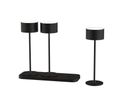 Akku-Tischleuchten 3er Set mit Ladestation TavoloLight schwarz - 3000-6500K,170lm, IP20