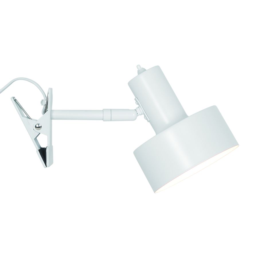 Klemmleuchte Matis Weiss - 15W, E27, IP20
