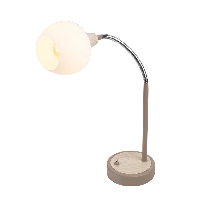 Tischleuchte  MONACO  H: 42cm beige - IP20, E14, Beige