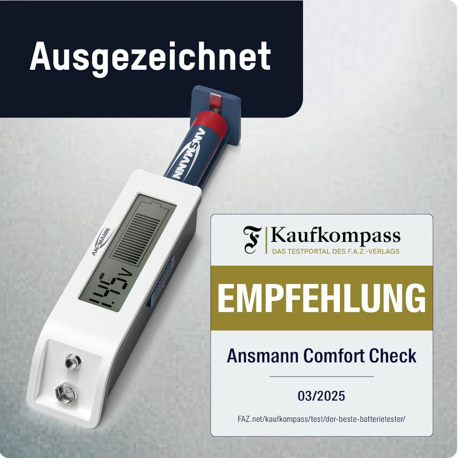 Batterietester Comfort Check - für alle gängige Batterien