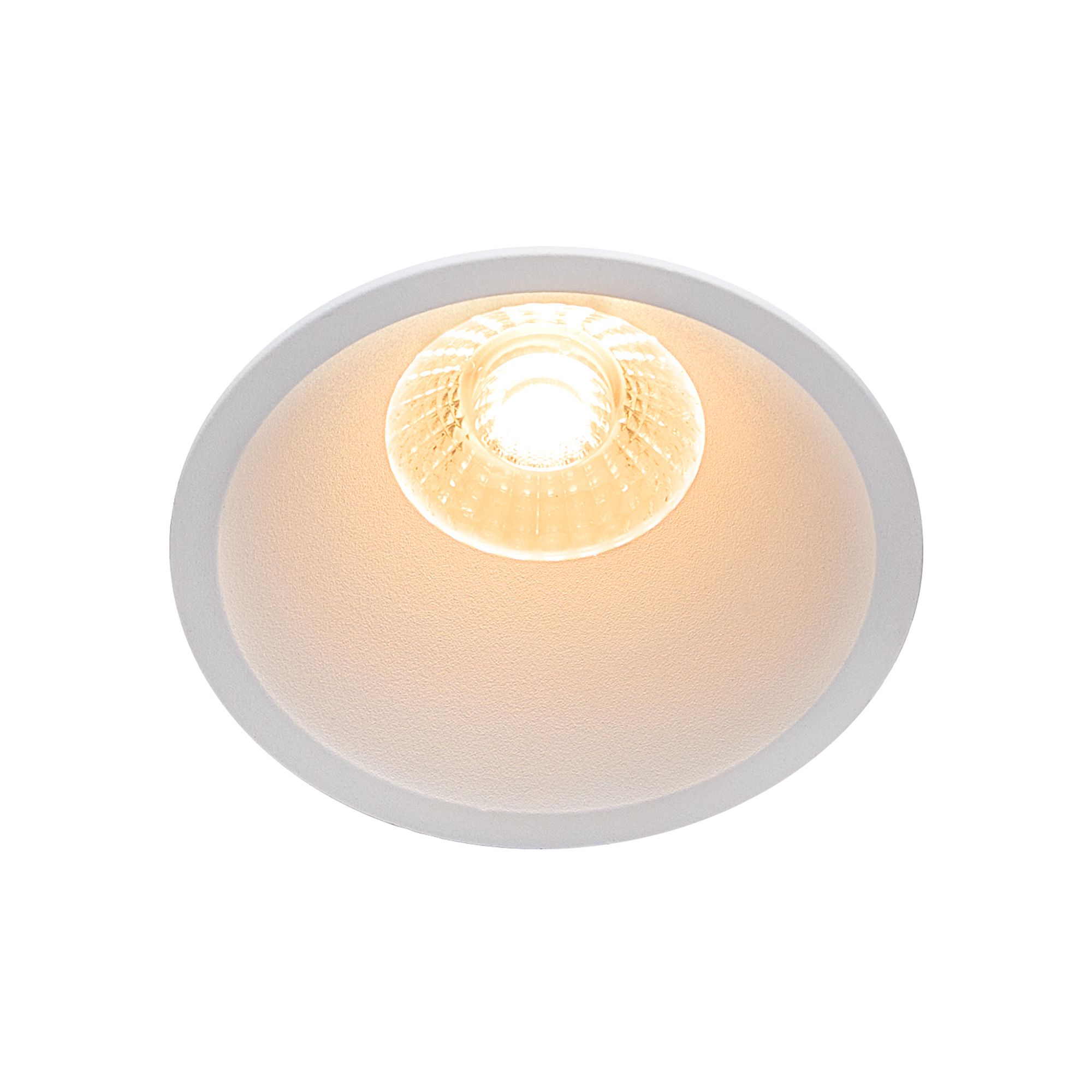 LED Einbaudownlight ALBRIC - 8W, 535lm, 2700K, IP44, CRI 90, weiss, dimmbar, D=90mm, H=49mm, BL=83mm