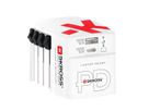 World USB Charger AC45PD - Schuko, 2-Pol EU, IT, UK, BRA, USA/Japan, AUS/China, 1xUSB-A 20W, 1x USB-C 45W PD