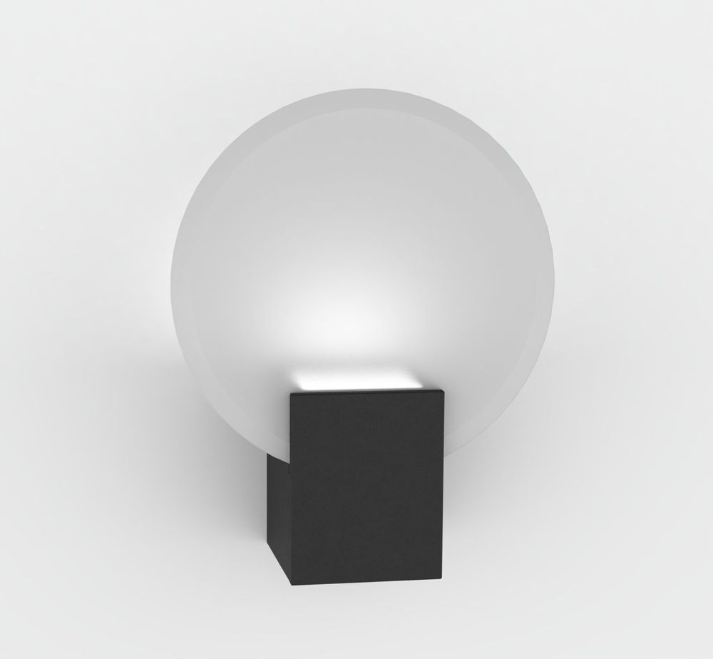 Hester, Wandleuchte, Nickel - LED Modul 9W, IP44