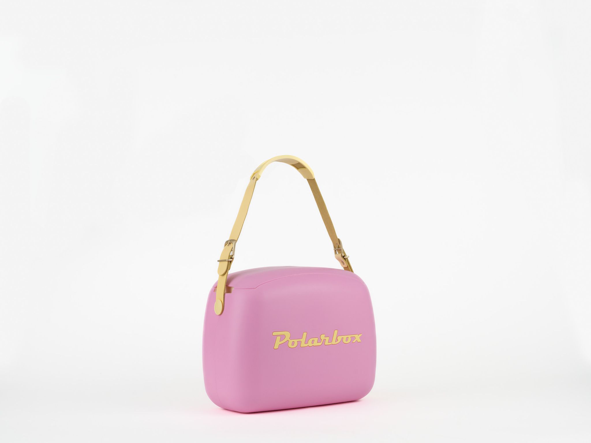 Polarbox CoolerBag bubblegum pink-cyan 6l inkl. 2 Frischhalte-Dosen bubblegum pink & gelb - Kühlbox, 6l, Vintage Design