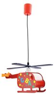 Kinderpendelleuchte Hubert Hubschrauber - IP20, E27, multicolor