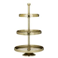 ETAGERE H-510 Ø295 GOLD BABIRIK - ETAGERE H-510 Ø295 GOLD BABIRIK