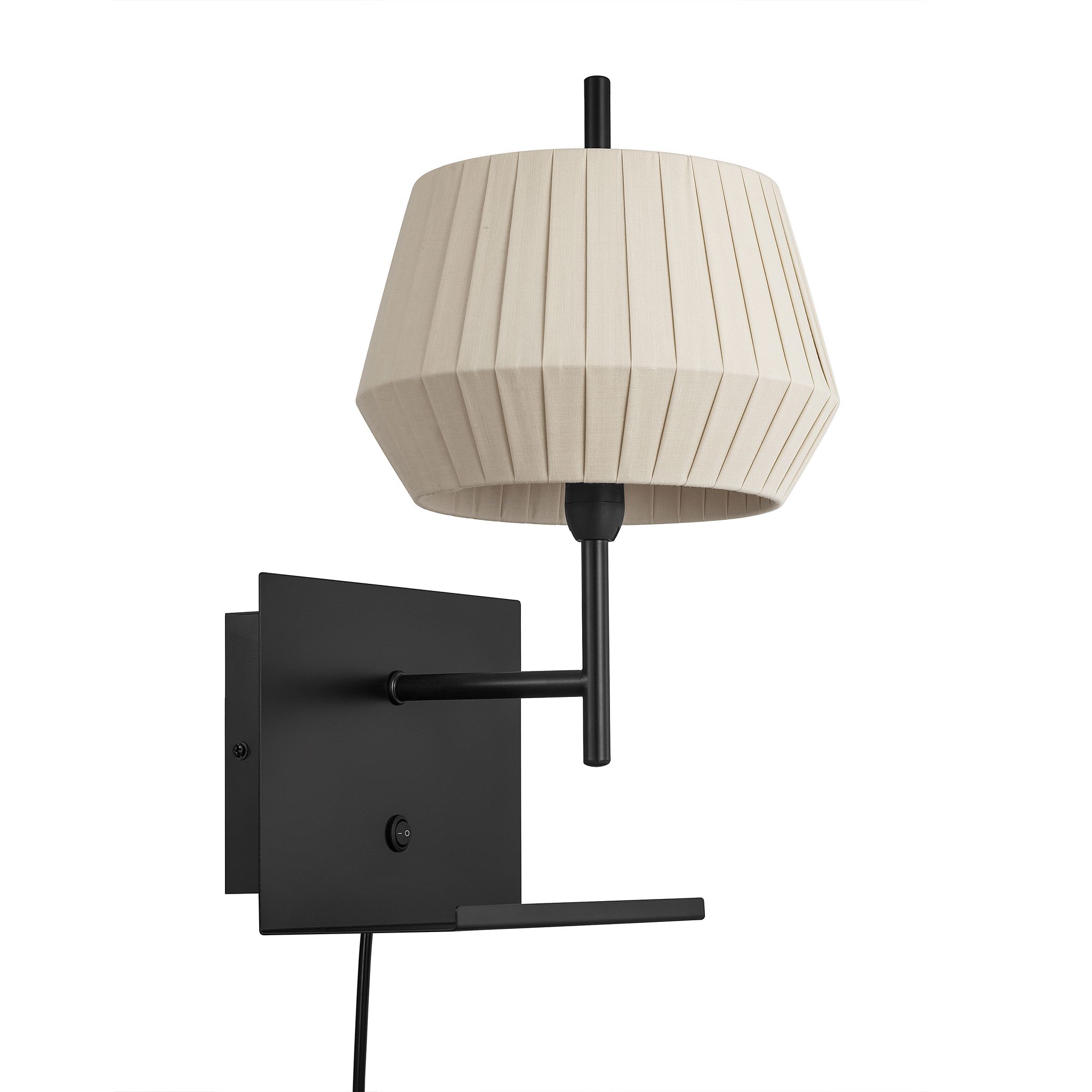 Dicte , Wandleuchte, Beige - IP20, E14