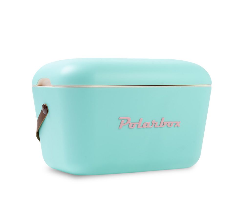 Polarbox Retro Cooler cyan 20l - Kühlbox, 20l, Vintage Design
