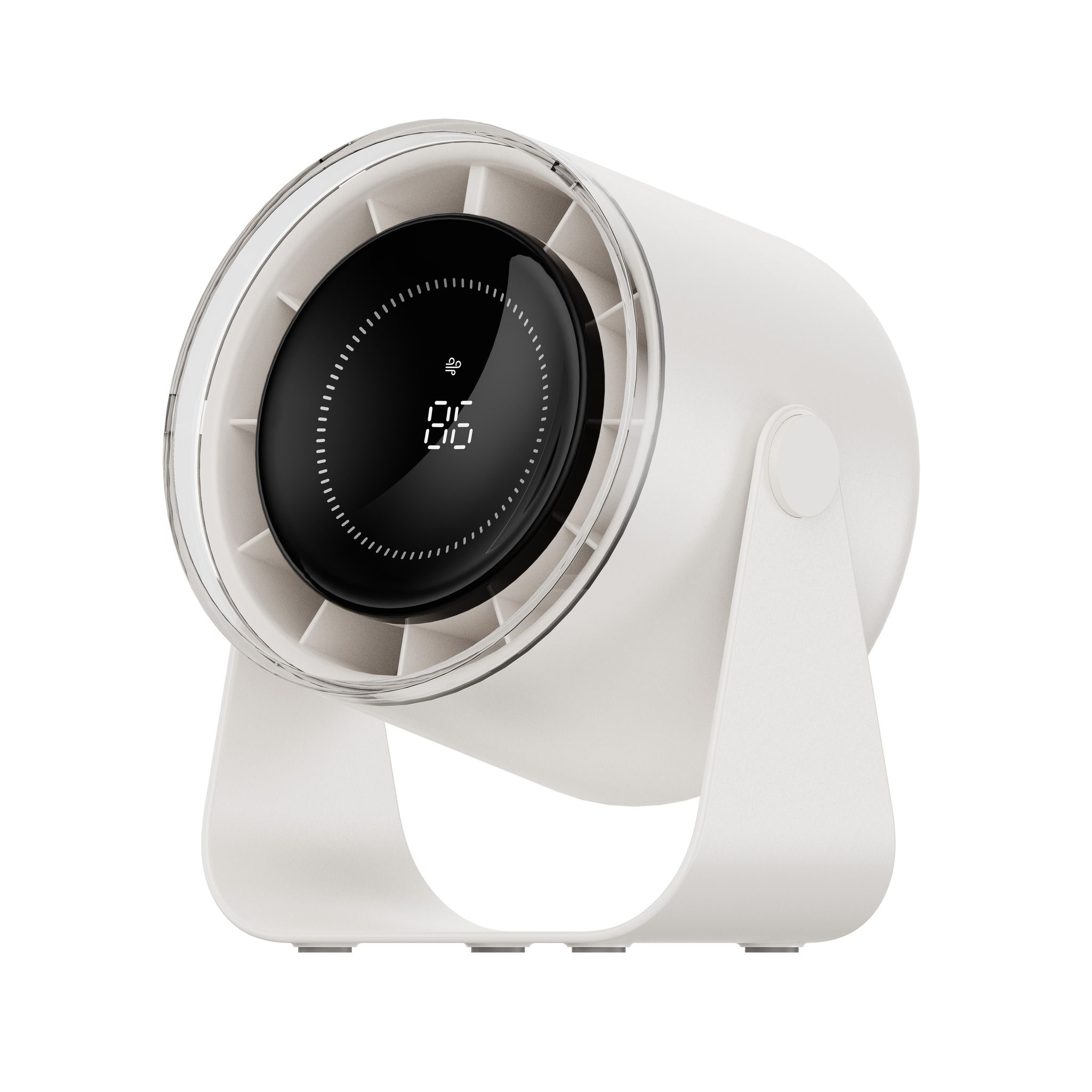 KALYPSO Tisch- und Wand-Ventilator AF02 weiss - 3600mAh, inkl. USB-C Kabel, wiederaufladbar